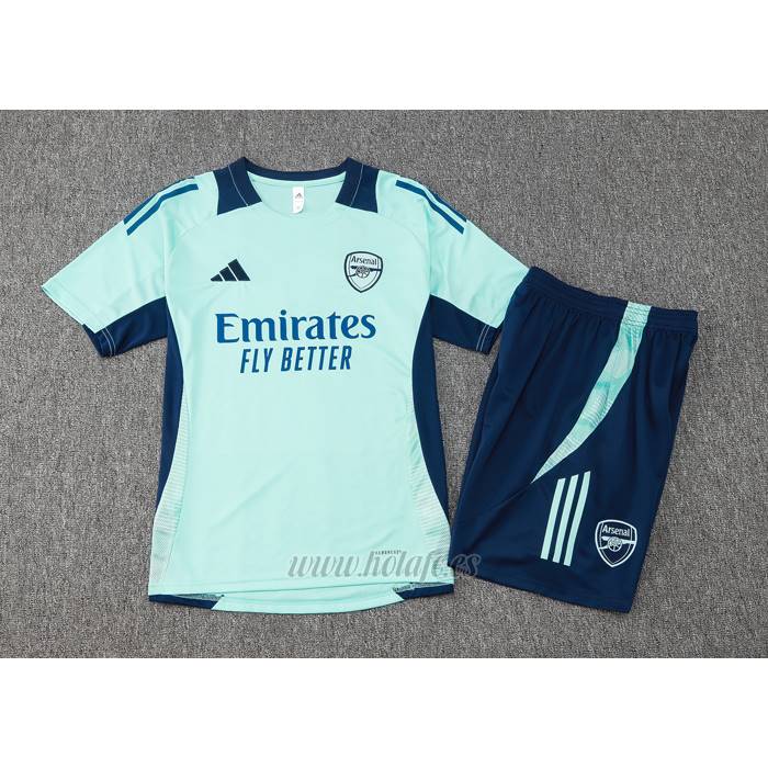 Chandal del Arsenal Manga Corta 2024-2025 Verde - Pantalon Corto